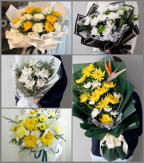 贵州黔南州罗甸县边阳镇翁选村白事花束代送